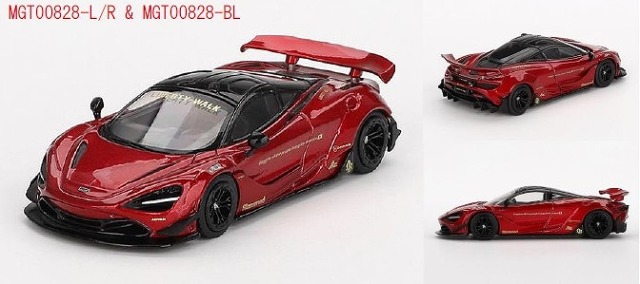 MINI GT 1/64 マクラーレン 720S LB★Works ジェムレッド(右ハンドル)