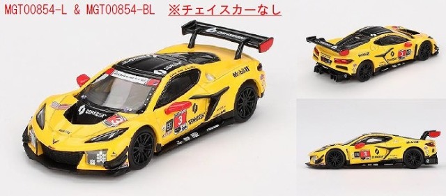 MINI GT 1/64 シボレー コルベット Z06 GT3.R IMSA デイトナ24h 2024 #3 コルベットレーシング by Pratt Miller Motorsports