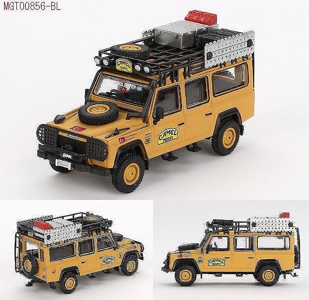 MINI GT 1/64 ランドローバー ディフェンダー 110 キャメルトロフィーアマゾン 1989 チームトルコ(左ハンドル)トルコ限定
