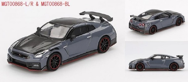 MINI GT 1/64 Nissan GT-R Nismo 2024 NISMO ステルスグレー(右ハンドル)