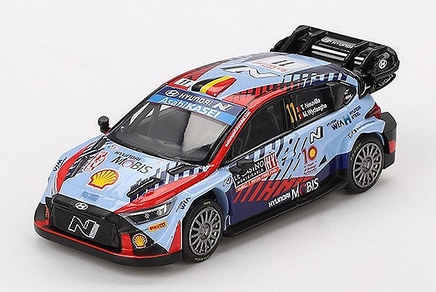 MINI GT 1/64 Hyundai i20 N Rally1モンテカルロラリー 2024優勝車 #11(左ハンドル)