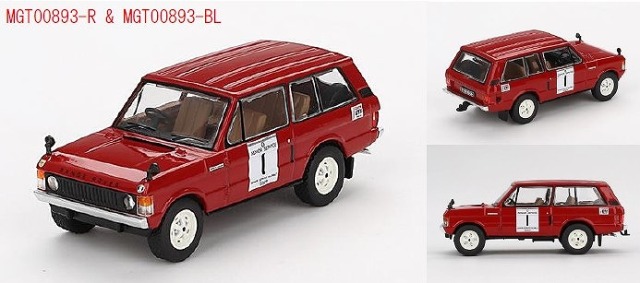 MINI GT 1/64 レンジ ローバー インターナショナルヒルラリー 1971 優勝車 #1(右ハンドル)