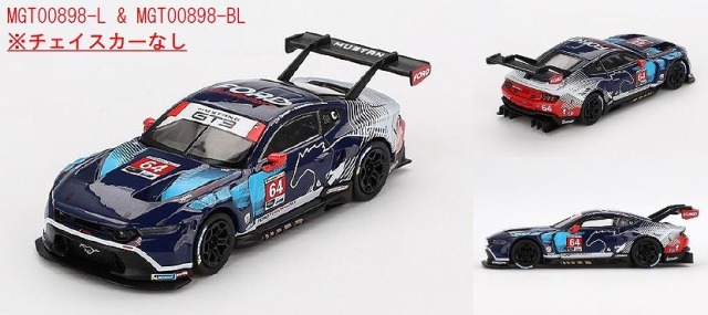 MINI GT 1/64 フォード マスタング GT3 IMSA デイトナ24時間 2024#64 Ford Multimatic Motorsports(左ハンドル)