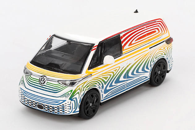 MINI GT 1/64 フォルクスワーゲン ID. Buzｚ プロトタイプ "レインボー"(左ハンドル)