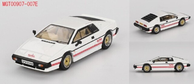 MINI GT 1/64 ロータス エスプリ ターボ ホワイト ユア アイズ オンリー (1981)日本限定パッケージ