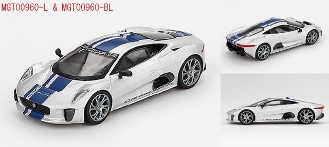 MINI GT 1/64 ジャガー C-X75 シルバー(左ハンドル)