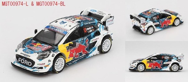 MINI GT 1/64 フォード Puma Rally1 モンテカルロラリー 2024#13 M-Sport Ford WRT(左ハンドル)