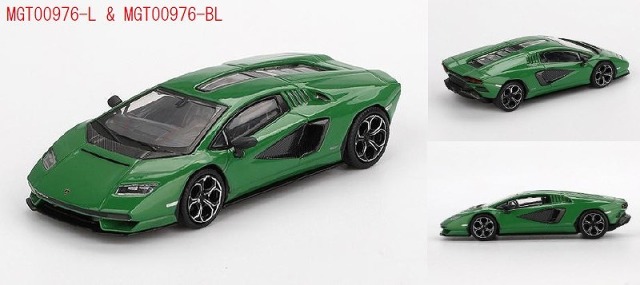 MINI GT 1/64 ランボルギーニ カウンタック LPI 800-4Verde Medio(グリーン)(左ハンドル)