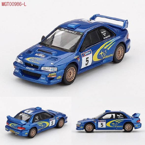 MINI GT 1/64 スバル インプレッサ WRC99 ラリー・オーストラリア 1999 優勝車 #5(左ハンドル)オーストラリア限定