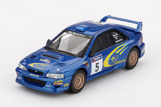 MINI GT 1/64 スバル インプレッサ WRC99 ラリー・オーストラリア 1999 優勝車 #5(左ハンドル)オーストラリア限定