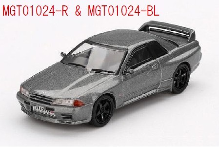 MINI GT 1/64 Nissan スカイライン GT-R (NISMO BNR32 CRS Version)ダークメタルグレー(右ハンドル)