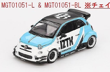 MINI GT 1/64 アバルト 595 LB-WORKS x Abas Works IZTK(左ハンドル)