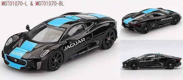 MINI GT 1/64 ジャガー C-X75 ブラック(左ハンドル)