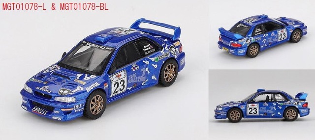 MINI GT 1/64 スバル インプレッサ WRC99 アクロポリス・ラリー 2000#23(左ハンドル)