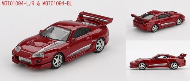 MINI GT 1/64 Toyota スープラ VeilSide コンバット V-I レッド(右ハンドル)