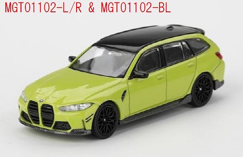 <予約 2026/4月発売予定> MINI GT 1/64 BMW M3 Mパフォーマンス ツーリング サンパウロイエロー(左ハンドル)