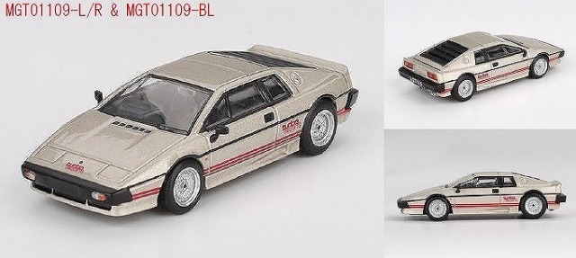 MINI GT 1/64 ロータス エスプリ ターボ メタリックシルバー(右ハンドル)