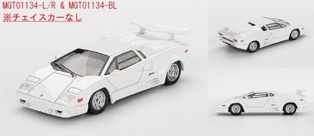 MINI GT 1/64 ランボルギーニ カウンタック 25th アニバーサリーホワイト(左ハンドル)