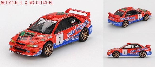 MINI GT 1/64 スバル インプレッサ WRC97 DRM 1999 優勝車 #1(左ハンドル)