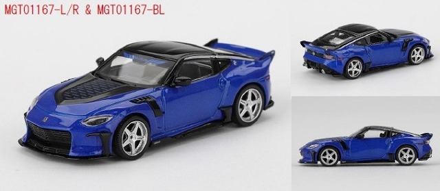MINI GT 1/64 Nissan Z Veilside FFZ400 セイランブルー(右ハンドル)