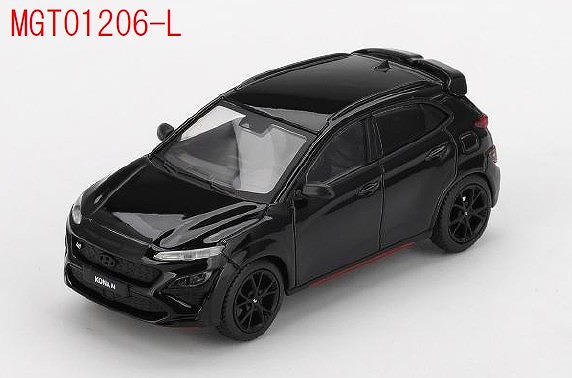 <予約 2026/7月以降発売予定> MINI GT 1/64 Hyundai コナ N ファントムブラック(左ハンドル) 韓国限定