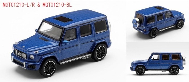 <予約 2026/7月発売予定> MINI GT 1/64 メルセデス AMG G 63 ダークブルーメタリック(左ハンドル)