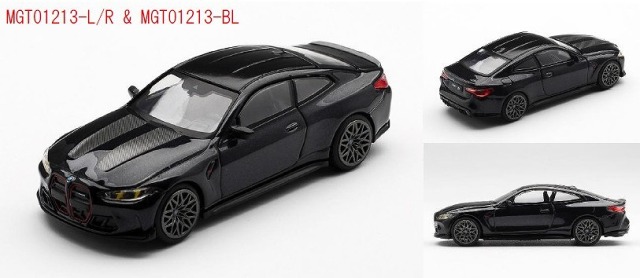 <予約 2026/7月発売予定> MINI GT 1/64 BMW M4 CS ブラックサファイア(左ハンドル)