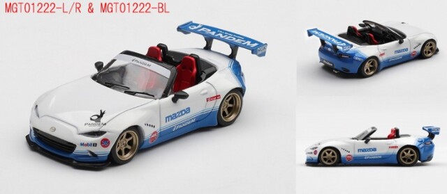 <予約 2026/7月発売予定> MINI GT 1/64 Pandem マツダ ミアータ MX-5 (ND) IMSA(右ハンドル)