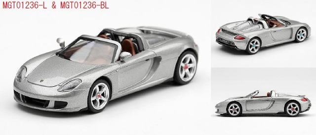 <予約 2027/2月発売予定> MINI GT 1/64 ポルシェ カレラ GT GT シルバー(左ハンドル)