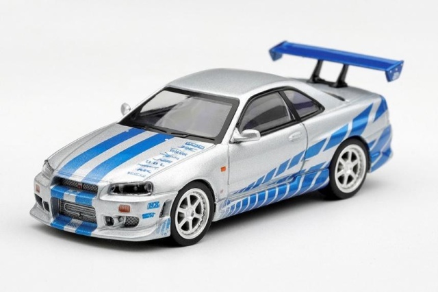 <予約 2027/1月発売予定> MINI GT 1/64 Nissan スカイライン GT-R C-West 「ワイルド・スピード X 2」 (2 Fast 2 Furious) Brian O'Conner ブリスター