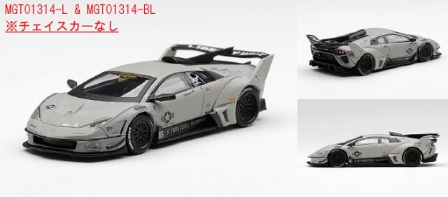 <予約 2026/11月以降発売予定> MINI GT 1/43 ランボルギーニ LB-Silhouette WORKS MURCIELAGO GT EvoFighter(左ハンドル)