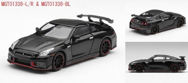 <予約 2027/2月発売予定> MINI GT 1/64 Nissan GT-R Nismo 2024 ブラック(右ハンドル)