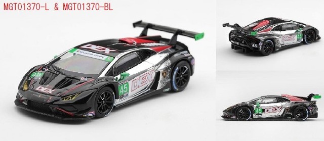<予約 2027/1月発売予定> MINI GT 1/64 ランボルギーニ ウラカン GT3 EVO2 IMSA シボレーGP 優勝車 2025#45 DEX Wayne Taylor Racing(左ハンドル)