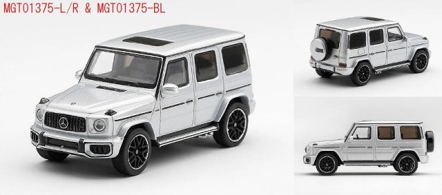 <予約 2026/12月発売予定> MINI GT 1/64 メルセデス AMG G 63 シルバーメタリック(左ハンドル)