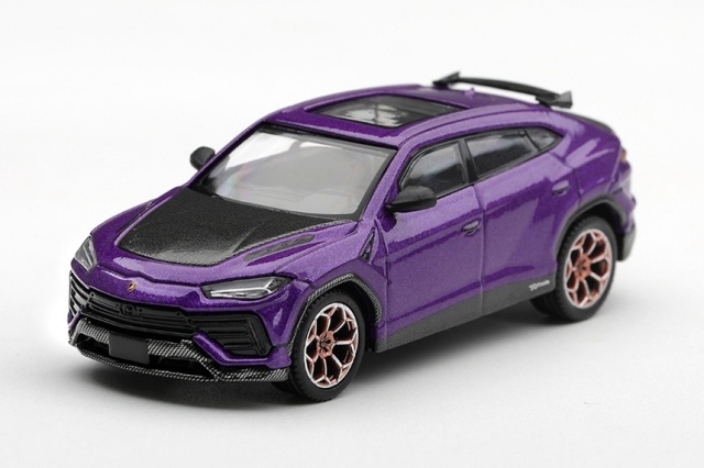 <予約 2027/2月発売予定> MINI GT 1/64 ランボルギーニ ウルス ペルフォルマンテ (ヴィオラ・パシファエ) (左ハンドル) ブリスター