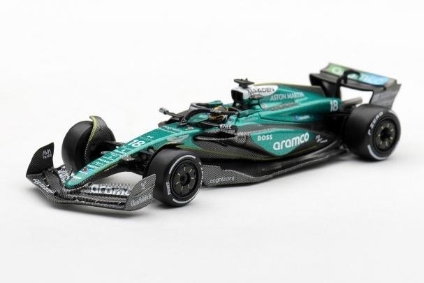 <予約 2027/4月発売予定> MINI GT 1/64 アストンマーチン AMR24 F1 2024 #18 ラスベガスグランプリ Lance Stroll ブリスター