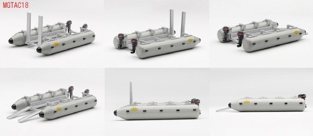 <予約 2026/8月発売予定> MINI GT 1/64 キャメルトロフィー Pontoon Raft
