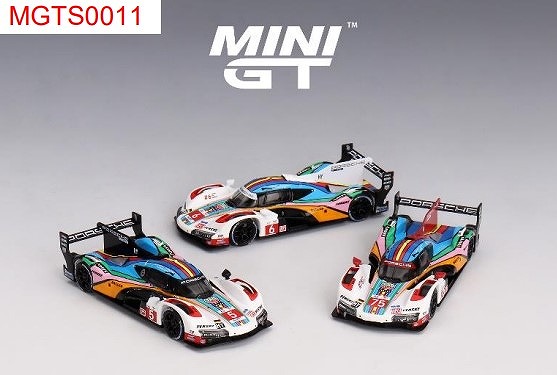 MINI GT 1/64 ポルシェ ル・マン24時間 2023 ポルシェ・ペンスキー・モータースポーツ 3台セット 3000個限定