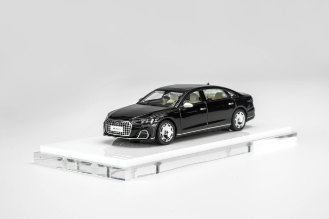 <予約 2027年2月以降順次入荷予定> MOTORHELIX 1/64 Audi A8 L Horch Legendary Black Metallic