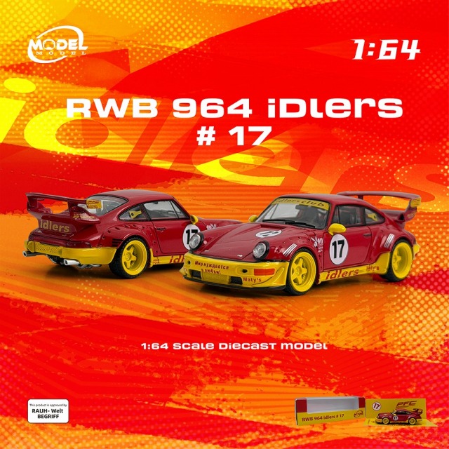 <予約 2026/5月発売予定> MODEL MODEL 1/64 RWB 964 idlers #17