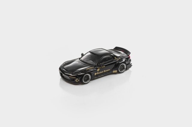 <予約 2027/2月発売予定> MODEL MODEL 1/64 マツダ RX7 FD Rocket Bunny ブラック