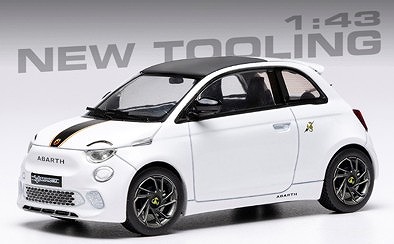 ixo 1/43 FIAT アバルト 500e 2024 ホワイト