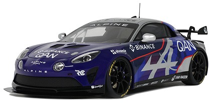 <予約 2025/7月下旬以降発売予定> OTTO 1/18 アルピーヌ A110 GT4 Evo アルピーヌ eスポーツ シリーズ　2024 (ブルー)　世界限定 999個