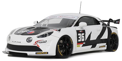 <予約 2026/5-6月発売予定> OTTO 1/18 アルピーヌ A110 GT4 + アルティメイト GT エンデュランス カップ 2024 #36