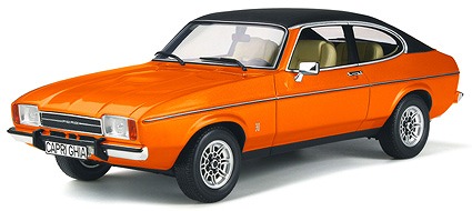 <予約 2026/12月下旬発売予定> OTTO 1/18 フォード カプリ Mk.2 3.0L V6 ギア (オレンジ) 限定生産