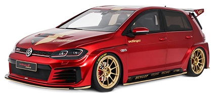 <予約 2027/4月発売予定> OTTO 1/18 フォルクスワーゲン ゴルフ VII エッティンガー TCR GERMANY STREET 2019 (キャンディレッド) 限定生産品