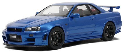 OTTO 1/12 日産 スカイライン ニスモ R34 GT-R Z-tune 2005 (ブルー)　世界限定 2,000個