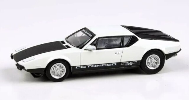PARA64 1/64 デ トマソ パンテーラ 1972 LHD (ホワイト/ブラック) 