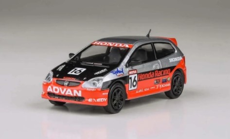 PARA64 1/64 ホンダ シビック 2005 SEMA RealTime Racing LHD