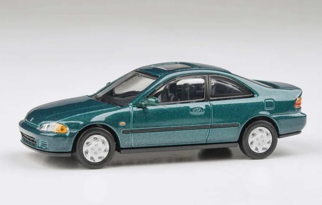 PARA64 1/64 ホンダ シビック クーペ EJ1 1995 パラダイスブルーグリーン RHD
